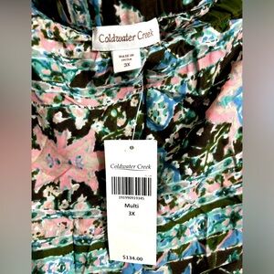 NWT Coldwater Creek beautiful flowing long skirt. Sz. 3X
